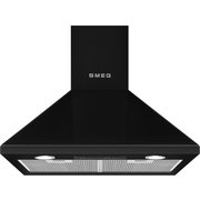 Smeg KSED65NEE 60cm Chimney Cooker Hood, Black, B Rated