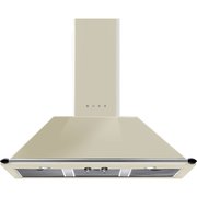 Smeg KT100PE Victoria 100cm Chimney Cooker Hood, Cream, A Rated