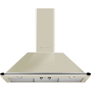 Smeg KT90PE Victoria 90cm Chimney Cooker Hood, Cream, A Rated