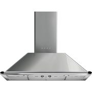Smeg KTR110XE Victoria 110cm Chimney Cooker Hood, Stainless Steel, A Rated