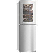 Miele KWNS28462E CleanSteel Freezer Frost Free Fridge Freezer