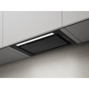 Elica LANE-60-BLK Canopy Cooker Hood, Black, B Rated