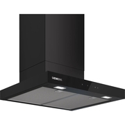 Siemens LC67BDN60B 60cm Chimney Cooker Hood, Black, A++ Rated