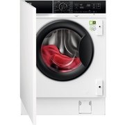 AEG LF8E8436BI Integrated Washing Machine, 8kg, 1400 Spin, White, A Rated