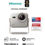 Hisense M2TUKPRO Series M2 Pro Laser Smart mini projector 4K, 4K Ultra HD, Grey