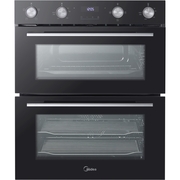 Midea MBOD50M3AD0-BK Built-Under Electric Double Oven, Black, A Rated