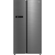 Midea MDRS791MIC46 American Fridge Freezer, Stainless Steel, C Rated,  Non-Plumbed