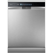 Midea MDWEF1433G(SS)-WG-UK Dishwasher, 14 Place Settings, Stainless Steel, B Rated