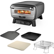 Ninja MO201UK Artisan Electric Outdoor Pizza Oven & Air Fryer, Grey