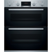 Bosch NBS533BS0B Series 4 Built-Under Electric Double Oven, Stainless Steel, A Rated