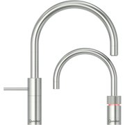 Quooker NMRSST Nordic Round Mixer Tap (Tap Only), Stainless Steel