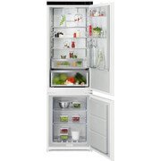 AEG NSC7C181DS No Frost Integrated Fridge Freezer, Sliding Hinge, 70/30, D Rated