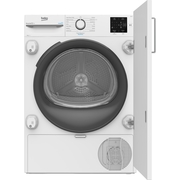 Beko NTIKP81131W Integrated Heat Pump Tumble Dryer, White, A++ Rated