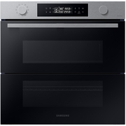 Samsung NV7B45305AS Series 4 Smart Dual Cook Flex Oven with Pyrolytic Cleaning, Stainless Steel, A+ Rated