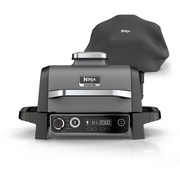 Ninja OG703UK Electric BBQ Grill & Smoker, Grey