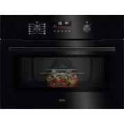 AEG OO5NK40XK Exclusiv Built-In Combination Microwave Oven, Black