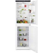 AEG OSC6T185ES 6000 TWINTECH� No Frost Integrated Fridge Freezer, Sliding Hinge, 50/50, E Rated