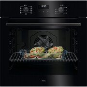 AEG OU5AB20XK Exclusiv Built-In Electric Single Oven, Black, A+ Rated