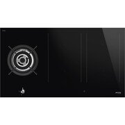 Smeg PM3953D Classic 90cm Mixed Fuel Hob, Black