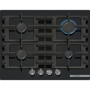 Bosch PNP6B6K40 Series 4 4 Burner Gas Hob, Black