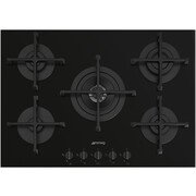 Smeg PV275B 72cm 5 Burner Gas Hob, Black