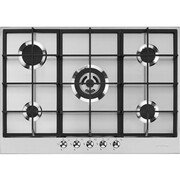 Smeg PX375 Classic 73cm 5 Burner Gas Hob, Stainless Steel