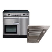 Rangemaster Professional Plus Induction Range Cooker & Hood Pack, A Rated