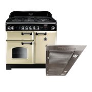 Rangemaster Classic Dual Fuel Range Cooker & Hood Pack