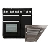 Rangemaster Nexus Dual Fuel Range Cooker & Hood Pack, A Rated