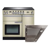 Rangemaster Professional Plus  Induction Range Cooker & Hood Pack, A Rated