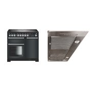 Rangemaster Encore Deluxe Induction Range Cooker & Hood Pack