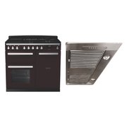 Rangemaster Estel Deluxe Dual Fuel Range Cooker & Hood Pack