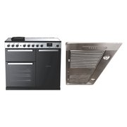 Rangemaster Edge Deluxe Induction Range Cooker & Hood Pack