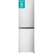 Hisense RB327N4BCE Total No Frost Fridge Freezer, 50/50, Stainless Steel, E Rated