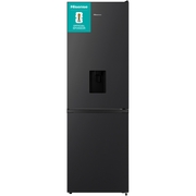 Hisense RB390N4WBE Total No Frost Fridge Freezer, 60/40, Black, E Rated