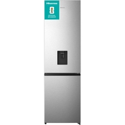 Hisense RB435N4WCE Total No Frost Fridge Freezer, 70/30, Stainless Steel, E Rated
