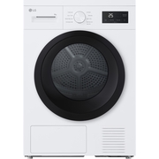 LG RHA1008NWK Heat Pump Tumble Dryer, 8kg, White, A++ Rated