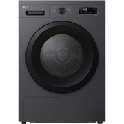 LG RHX1009NMK Heat Pump Tumble Dryer, 9kg, Grey, A+++ Rated