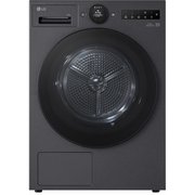 LG RHX7010TBB Heat Pump Tumble Dryer, 10kg, Black, A+++ Rated