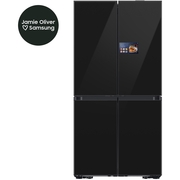 Samsung American Fridge Freezer, Clean Deep Charcoal