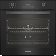 Blomberg ROEN8232BP Built-In Electric Single Oven with Pyrolytic Cleaning, Black, A Rated