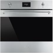 Smeg SF6301TVX Classic Stainless Steel and Eclipse Glass Built-In Electric Single Oven, A+ Rated