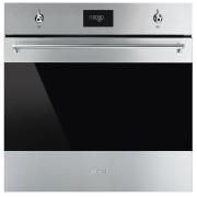 Smeg SFP6301TVX Classic Eclipse Glass Built-In Electric Single Oven with Pyrolytic Cleaning, Stainless Steel, A+ Rated
