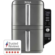 Ninja SL400UK Double Stack XL 9.5 litre 2-Drawer Air Fryer, Grey
