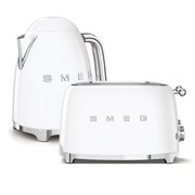 Smeg Kettle and Toaster Pack, White
