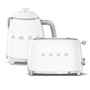 Smeg Kettle and Toaster Pack, White