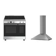 Smeg Concert Induction Range Cooker & Hood Pack