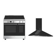 Smeg Concert Induction Range Cooker & Hood Pack