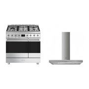 Smeg Symphony Classic Dual Fuel Range Cooker & Hood Pack