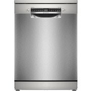Bosch SMS6ZCI10G Series 6 Dishwasher, 14 Place Settings, Silver, B Rated